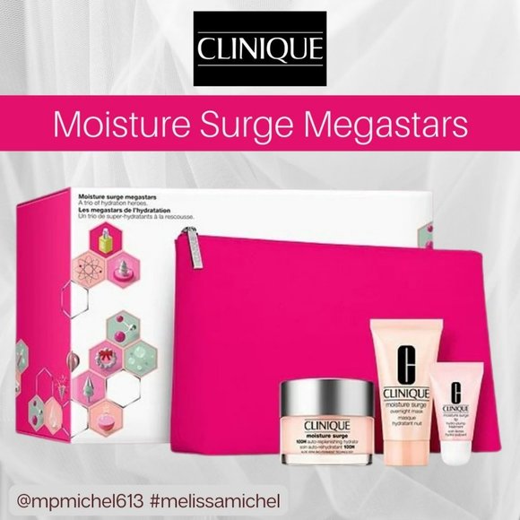 NWT Clinique Moisture Surge Megastars: Hydrating Skincare Set - Picture 1 of 1